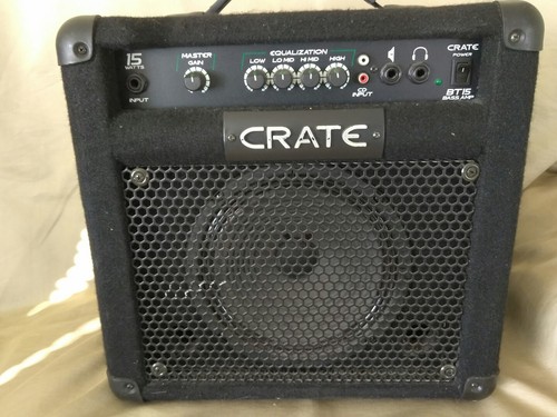 Crate BT-15 Combo Bass Amplifier. Fast Shipping!!