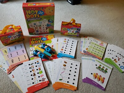 Hot Dots Jr. LOT Cards Interactive Prek PK Kindergarten Phonics Math Lakeshore 