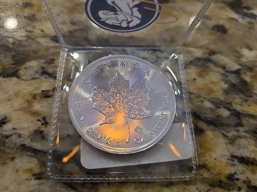 1oz 2020 Canadian Maple Leaf 5ドル 銀貨 1oz 2020 Canadian Maple Leaf 5ドル 銀貨 Random Year - 1 oz
