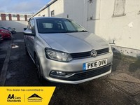 2016 Volkswagen Polo 1.0 BlueMotion Tech SE Euro 6 (s/s) 3dr HATCHBACK Petrol Ma