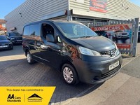 2014 Nissan NV200 1.5 dCi 110 Acenta Van CAR DERIVED VAN Diesel Manual