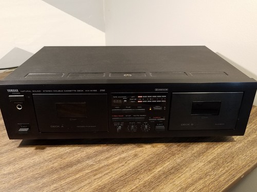 Yamaha Dual Double Stereo Cassette Tape Deck KX-W162 Natural Sound
