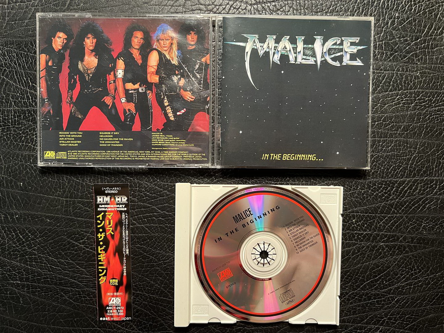 MALICE in the beginning JAPAN CD 1999 AMCY-2972 CUT OBI