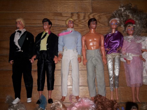 Huge Vintage Barbie Ken Dolls Parts Pieces Lot Mattel Hasbro twist n turn