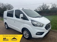 2020 Ford Transit Custom 2.0 300 EcoBlue Limited Crew Van L1 H1 Euro 6 (s/s) 5dr