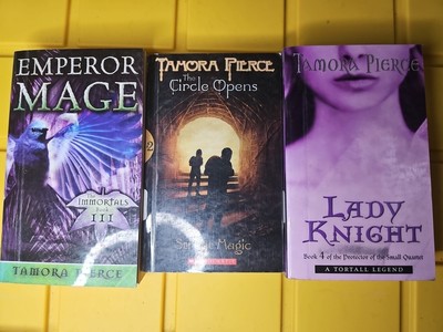 Tamora Pierce Lot Books Emperor Mage Circle Opens Lady Knight Paperback 