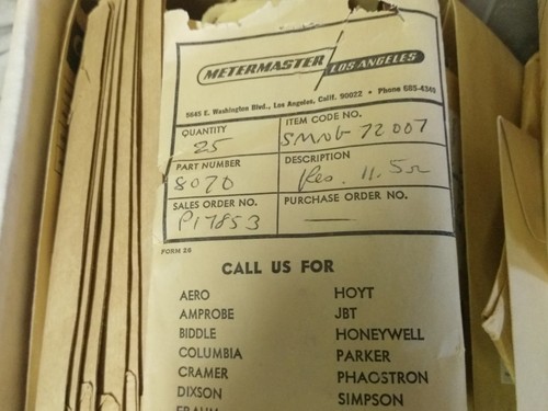 Vintage Precision Resistor LOT For Triplett Tester Meter