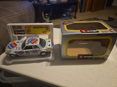 Burago/Bburago Mercedes 450 SC cod.0165 1:24 Roneo Alcatel Mahle #22 Rally RARE 
