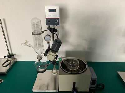RE-201 2L Chemical Lab Rotary Evaporator Rotavapor w/ Digital Heating Bath 110V