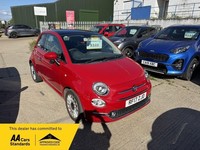 2017 Fiat 500 1.2 Lounge 3dr Dualogic HATCHBACK PETROL Automatic