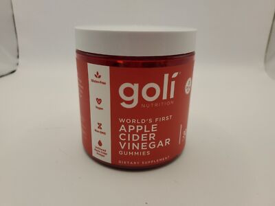 Goli Nutrition World s First Apple Cider Vinegar Gummies 30Ct Supplement 08/25