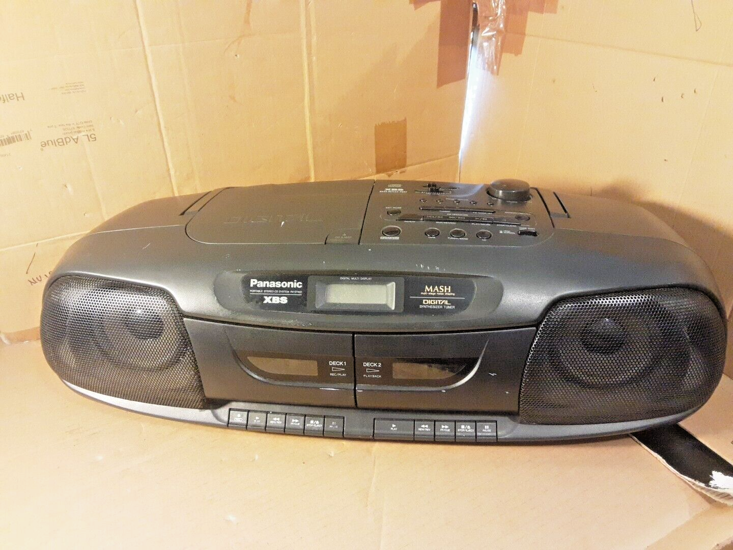 RIDDIMVOX　panasonic Panasonic RIDDIMVOX RX-PA7 CD Boombox player Plays fine