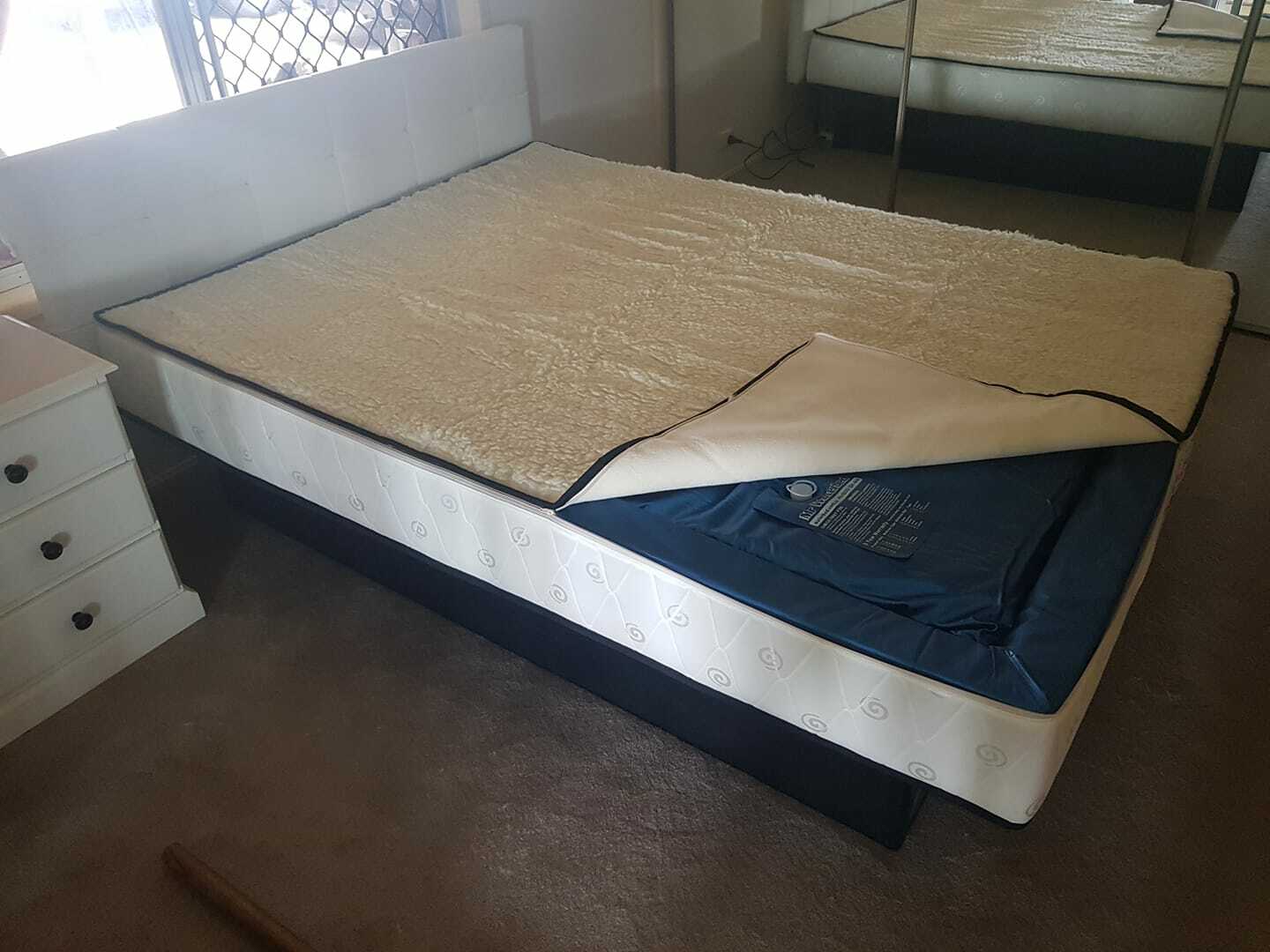 Queen Soft Side Waterbed, Complete *New* 3 Layer Mattress eBay