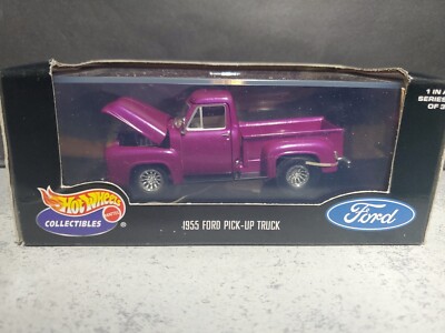 Vtg 1999 HOT WHEELS 1955 FORD Pickup Truck Classics Series 25684 Free Shipping