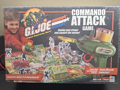 2002 G.I. JOE COMMANDO ATTACK BOARD GAME BRAND NEW HASBRO MILTON BRADLEY