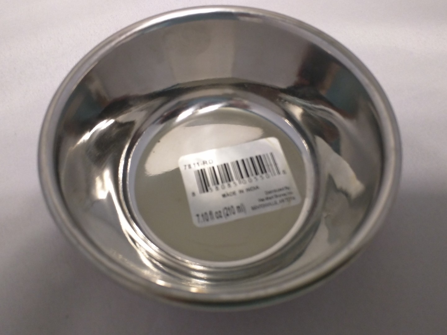 NWT Cat / Dog Snack small Stainless Steel bowl anti slip Red Fish Modern 7 fl oz