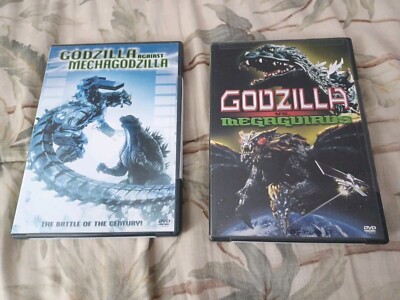 GODZILLA AGAINST MECHAGODZILLA + GODZILLA VS. MEGAGUIRUS both dvd's BRAND NEW