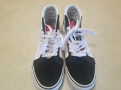 Vans Sk8-Hi Peanuts Snoopy Woodstock Shoes - Men's 5 / Womens 6.5 White/Black
