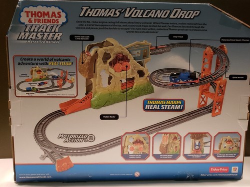 Fisher Price New Trackmaster Thomas & Friends Volcano Drop Set