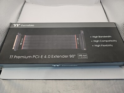 Thermaltake TT Premium PCI-E 4.0 High Speed Flexible Extender Riser Cable 300mm