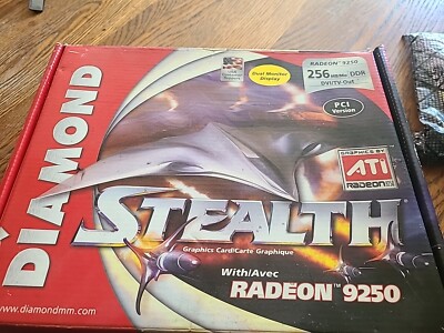 Rare ATI Radeon 9250 PCI 256M Video Graphics Card  Brand New