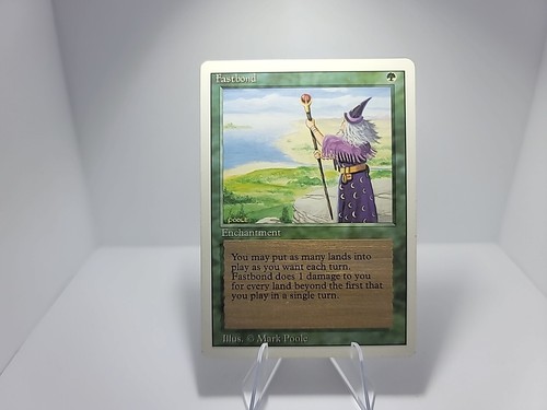 MTG Fastbond, Revised, Light Play, English, Reserved List