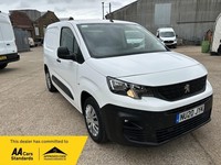 2020 Peugeot Partner 1000 1.5 BlueHDi 100 Professional Van PANEL VAN Diesel Manu