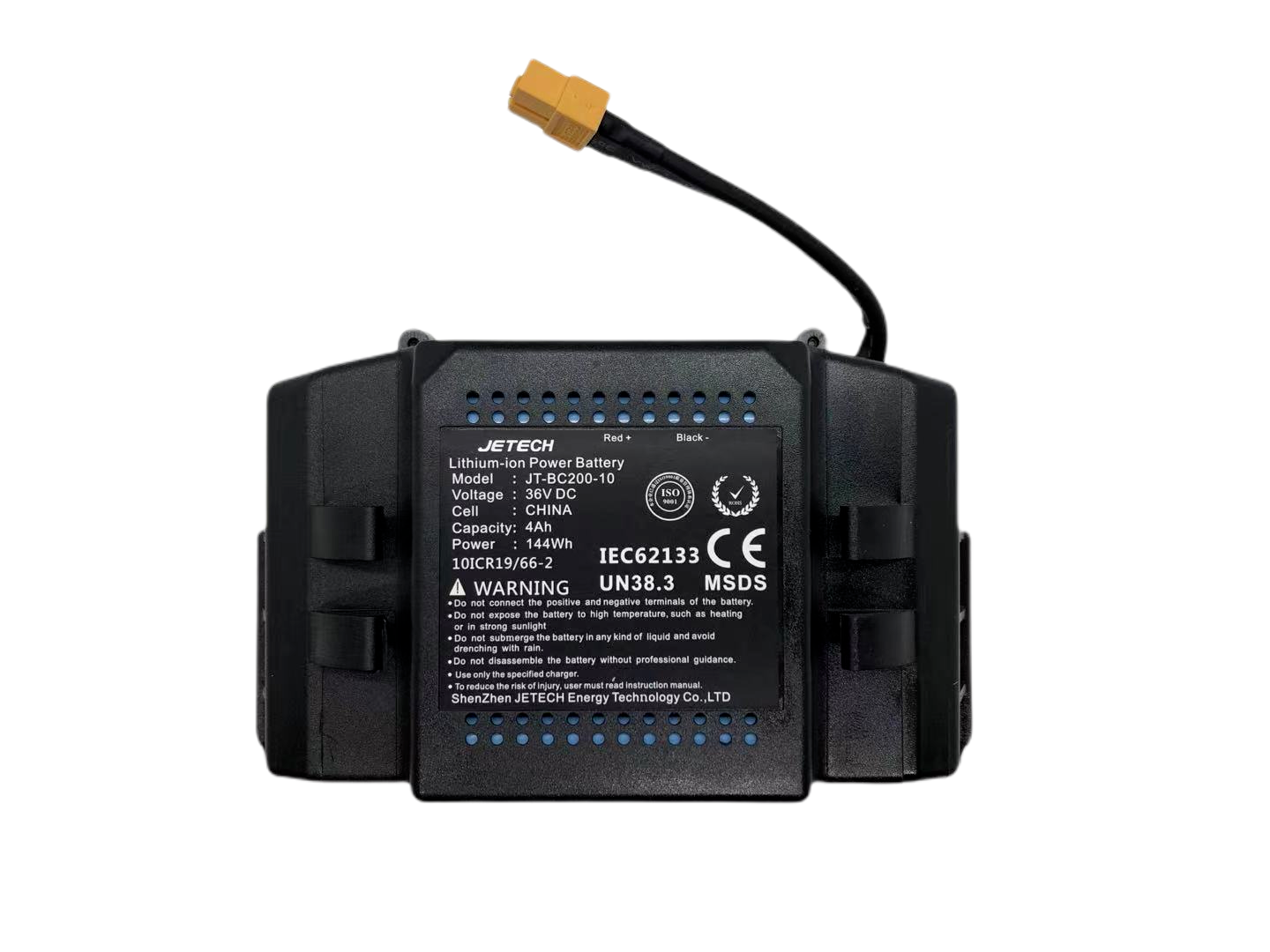 Jetech Liion Hover1 Battery 36V JTBC200 4Ah Power