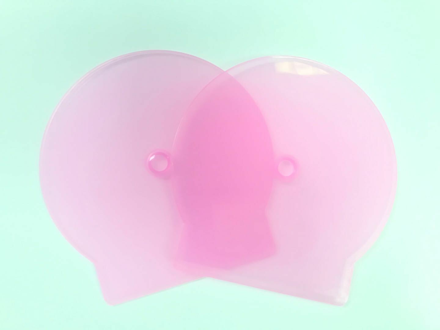 200PCS NEW CLAMSHELL PINK PAKRITE CD/DVD CASES