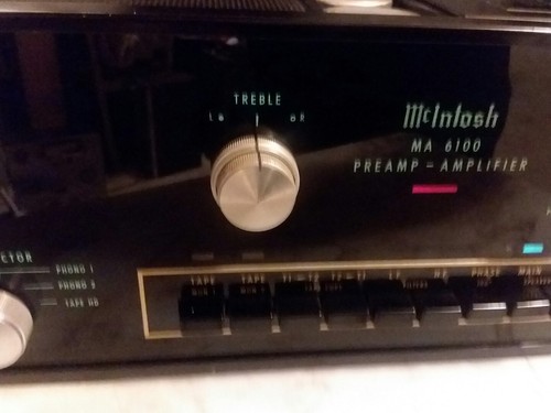 Vintage McIntosh Preamplifier - Amplifier MA6100 fully functioning