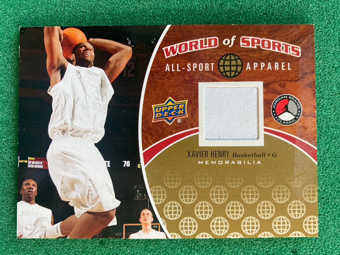 2010 Upper Deck World of Sports-All-Sport Apparel ASA14
