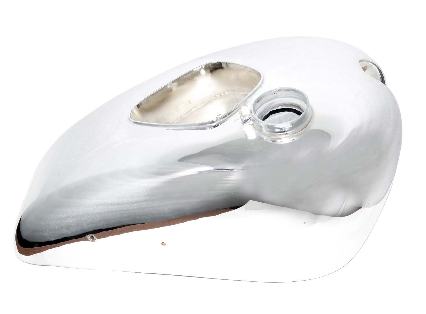 1938 Reproduction Vintage Chrome Plated Fits Triumph Tiger Fuel Tank With Cap 