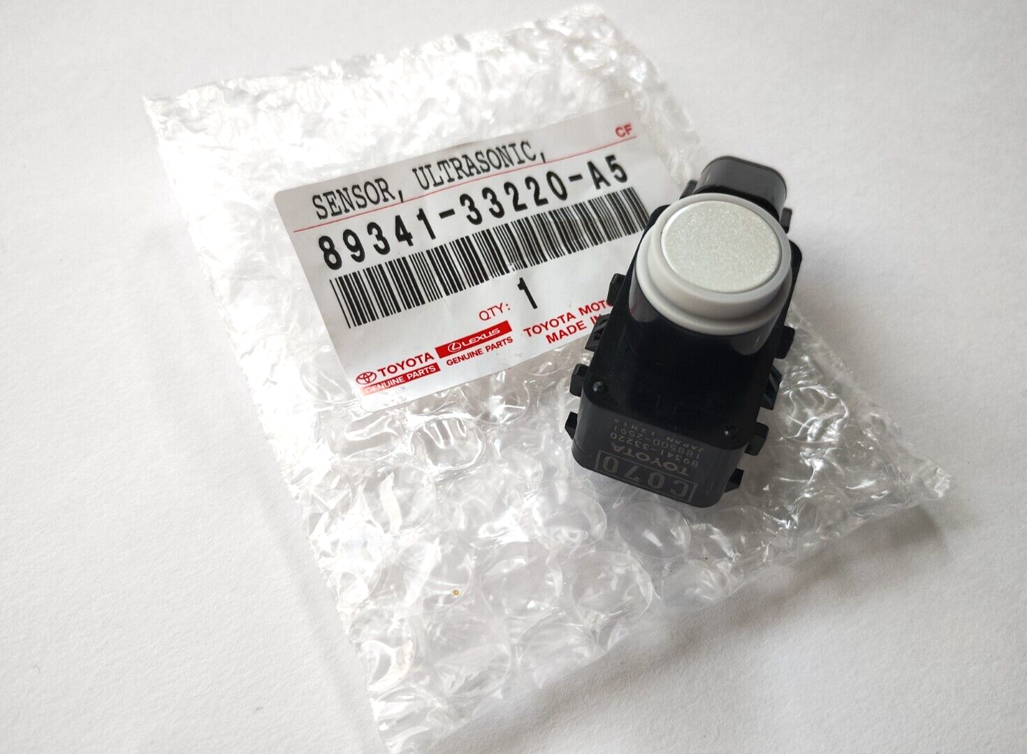 ・アクア NHP10 ウルトラ ソニック センサー 89341-33220-A5 トヨタNHP10アクア後期 純正ウルトラソニックセンサー品番89341
