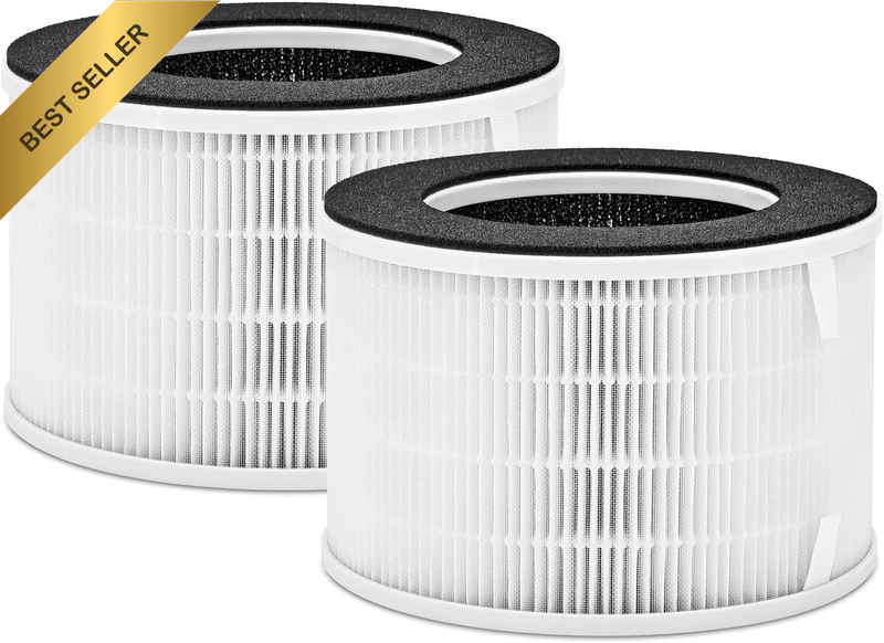 Filter Compatible with Astraio AP001 True HEPA Air Purifier Filter,2-Pack