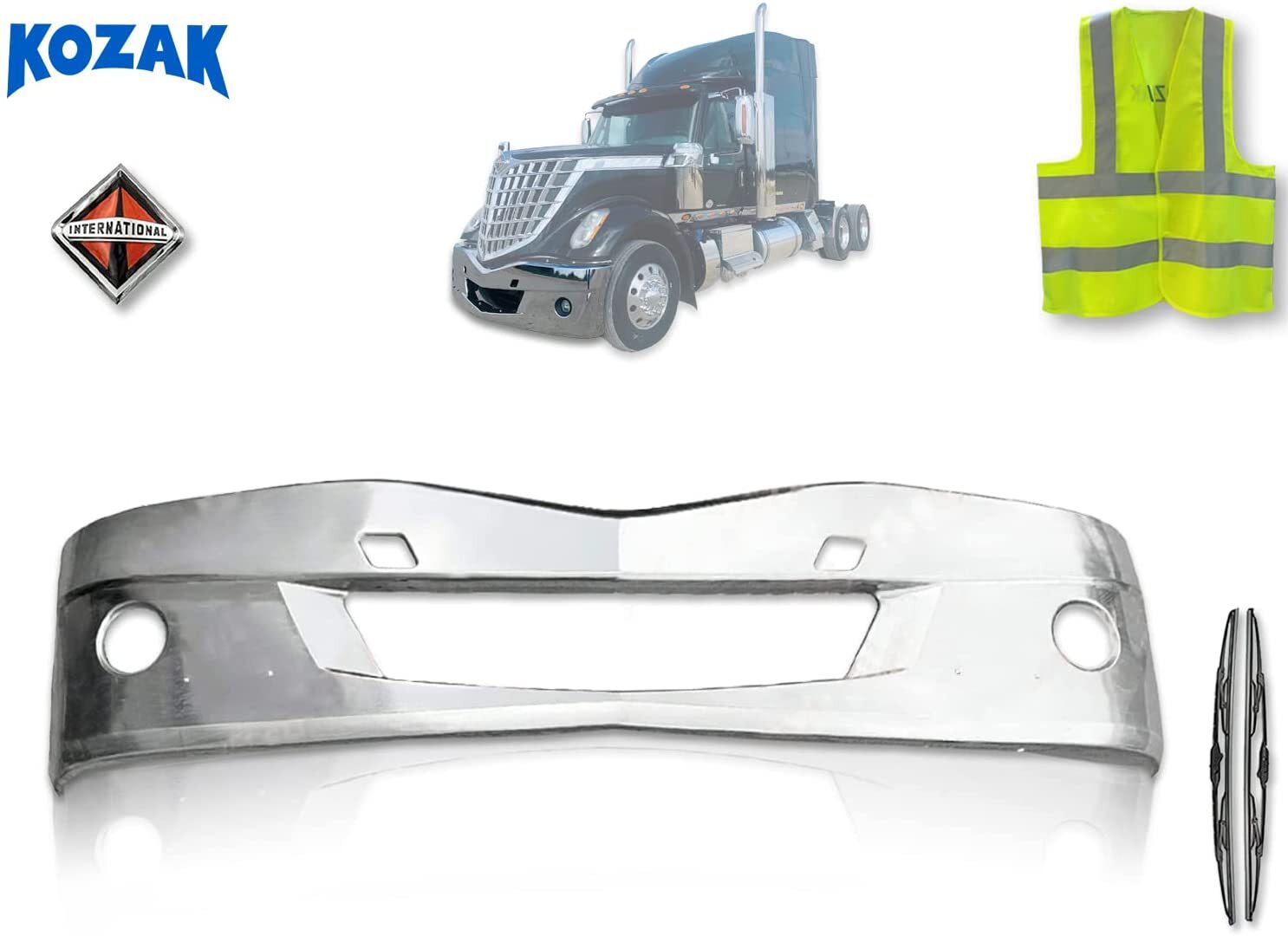 Bumper Stainless Steel Replacement International Lonestar