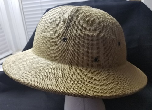 Pith Helmet Jungle Safari Hat Adjustable Vintage