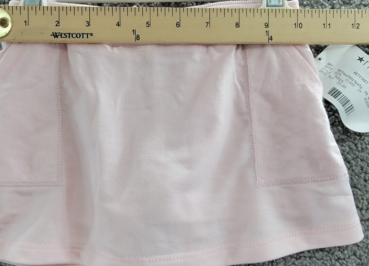 ID Ideology Solid Bow Front Skort Girls 4T Pink Elastic Waistband Pullover Style - Picture 4 of 15