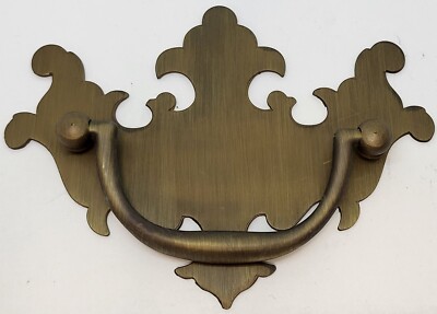 Chippendale Style Drawer Pull Willow 2'' 2.5'' 3'' bail swan antique solid brass