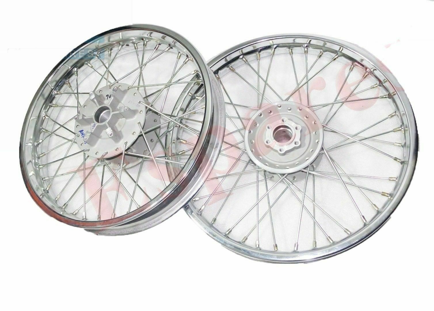 Fits Royal Enfield Thunderbird Classic Wheel Rim Set + Disc Break Hub 