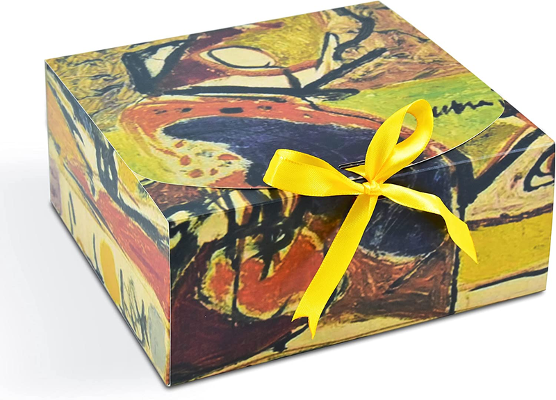 Bridesmaid Proposal Box with Ribbon,Decorative Gift Boxes with Lids 8X8X4Inches,