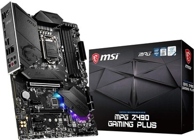 MSI MPG Z490 GAMING PLUS Motherboard ATX [Intel Z490]