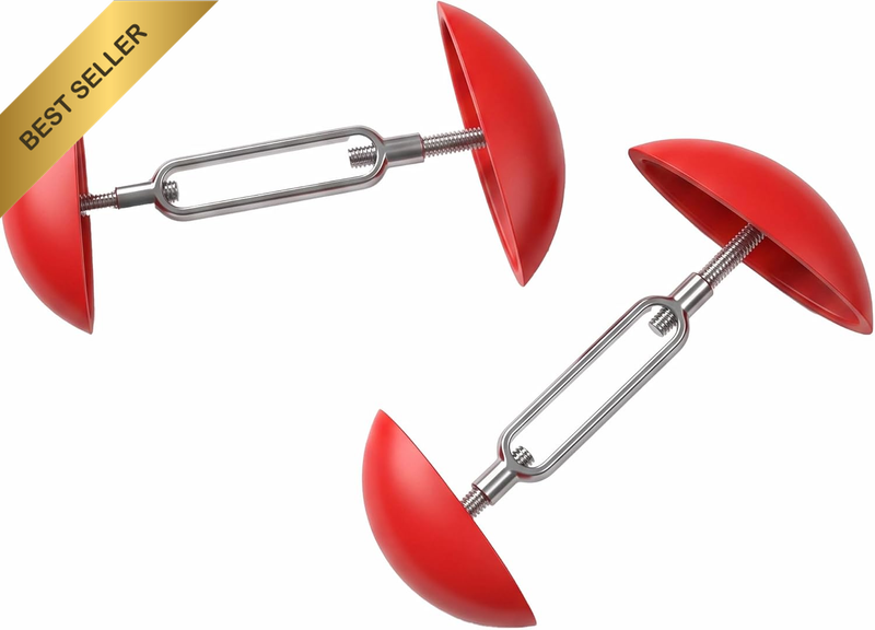 Adjustable Shoe Stretcher 2‑Pack Red