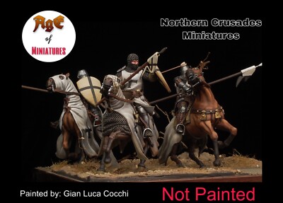 The battle of Pyzdry 1331 Diorama, Resin Northern Crusades Miniatures