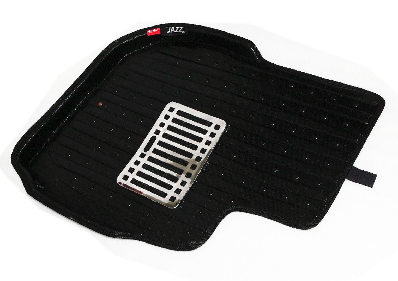 Car Interior Carpet Floor Mats Foot Mat Set Black 3D Mats For Honda Jazz  
