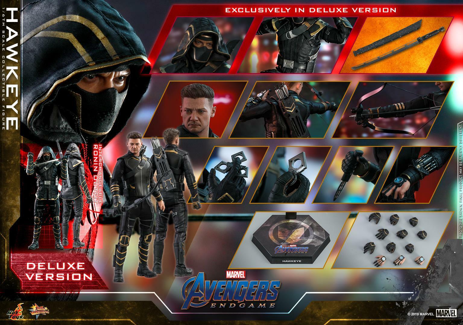 Hot Toys 1/6 MMS532 - Avengers: Endgame - Hawkeye (Deluxe Hot Toys 1/6 MMS532 - Avengers: Endgame - Hawkeye (Deluxe