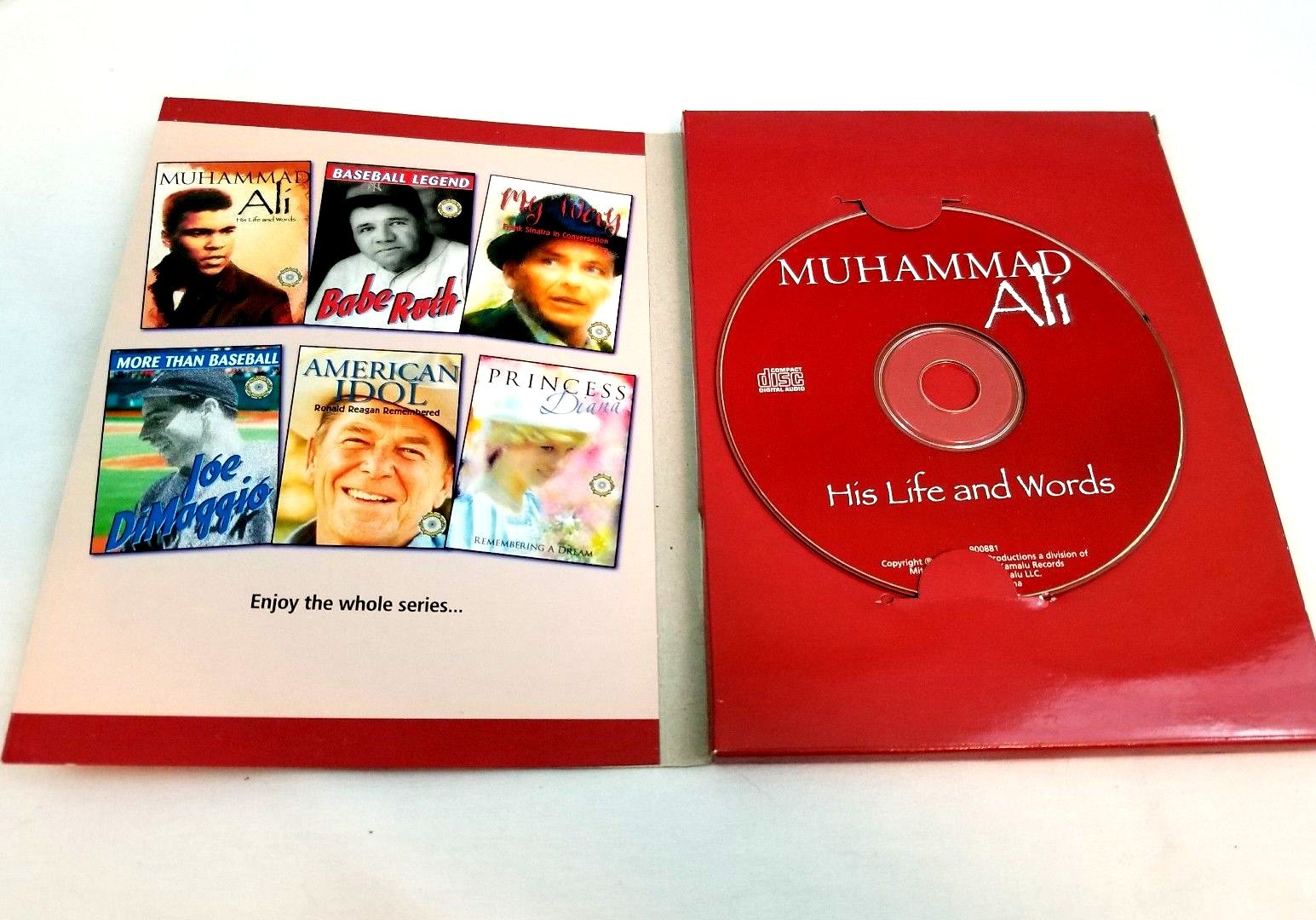 Frank Sinatra, Muhammad Ali In Conversation Audio Books On CD Part Set Of 2