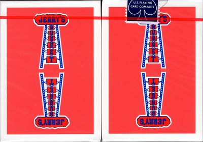Jerry's Nugget Coral Playing Cards Poker Size Deck USPCC Limited Reprint Sealed