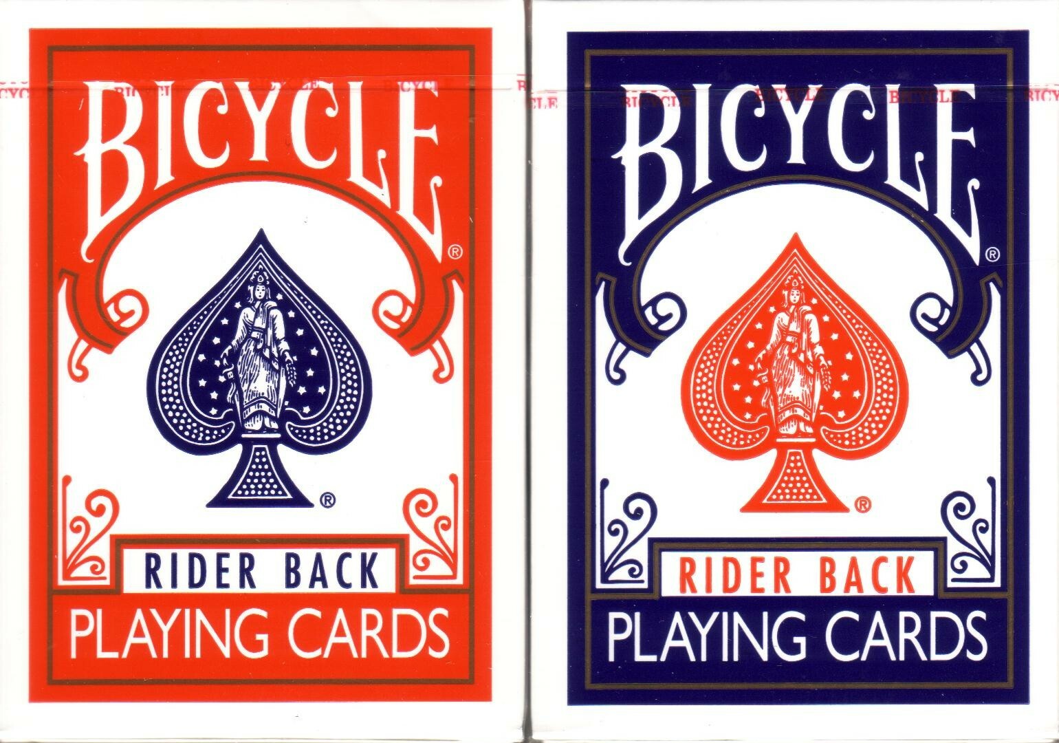 Bicycle playing cards Ohio 青パッケージ入り　未開封 2 Decks Red + Blue Bicycle RIDER BACK Playing Cards OHIO