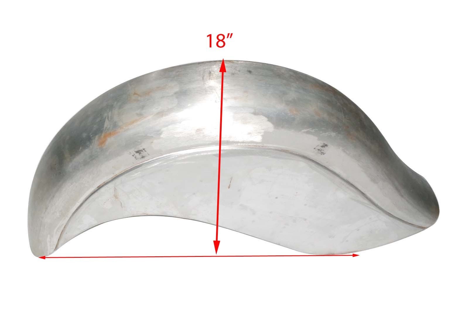 Vintage Indian Chief  Civilian Plunger Front & Rear Raw Mudguard Fender Set 