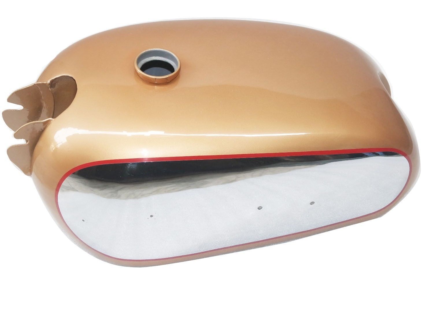1950 BSA Golden Flash A10 Golden Painted Chrome Plated Petrol Gas Fuel Tank 